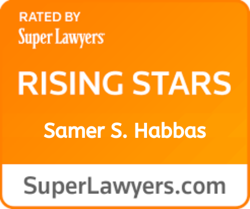 Top Rated by Super Lawyers - Rising Stars Samer S. Habbas
